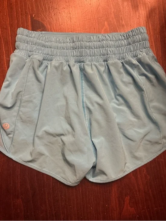 lululemon athletica Pale Blue Athletic Running Shorts - Picture 3 of 3